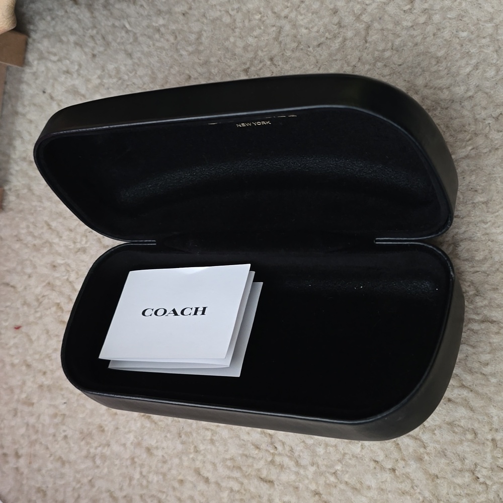 New Coach hard sunglasses case 😎 case for your shades! Black Coach - Picture 3 of 6